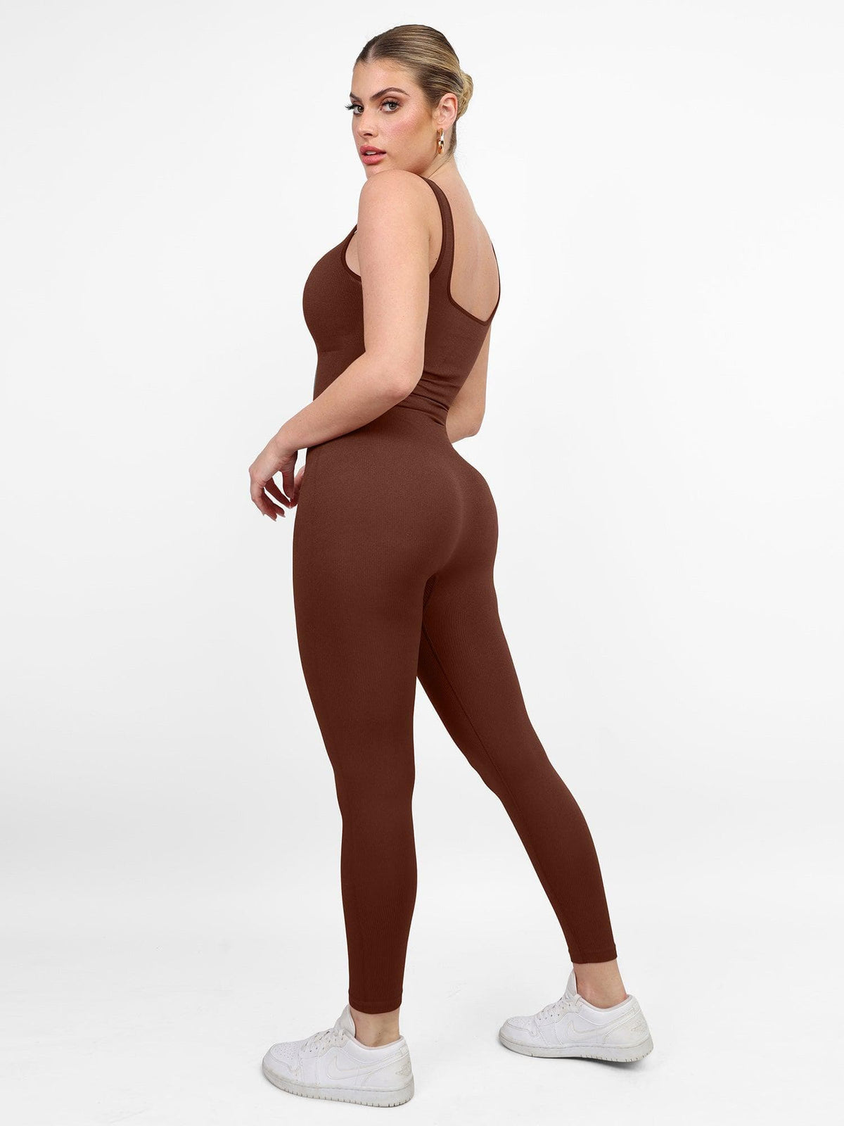 Shapewear Seamless Long Sleeve & Square Neck Sleeveless Jumpsuits