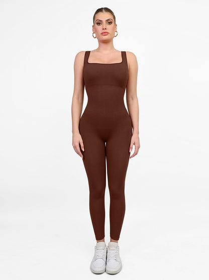 Shapewear Seamless Long Sleeve & Square Neck Sleeveless Jumpsuits