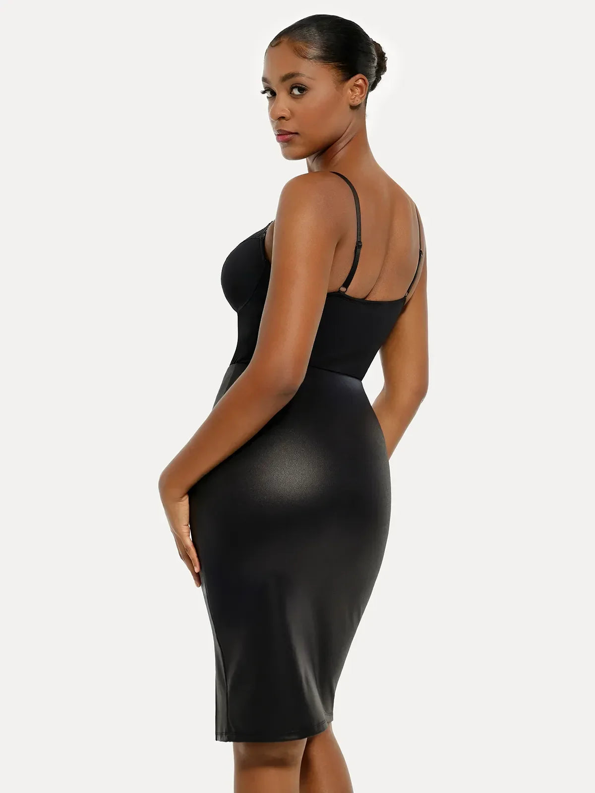 Shapewear Strappy Tummy Control Lace Inset Bodysuit