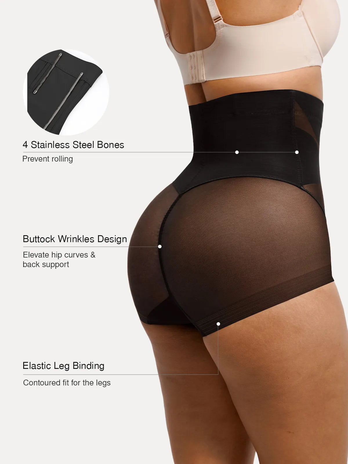Shapewear Tummy Control High Waisted Butt-Lifting Underwear