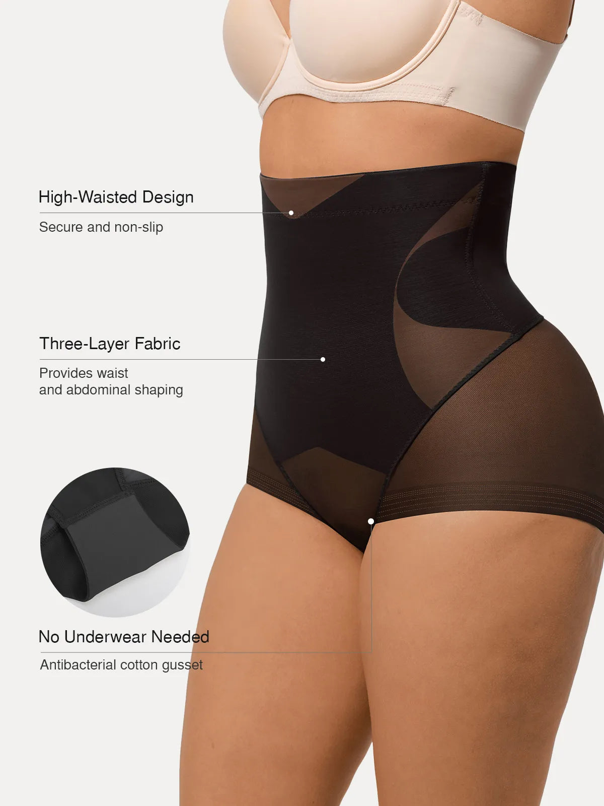 Shapewear Tummy Control High Waisted Butt-Lifting Underwear