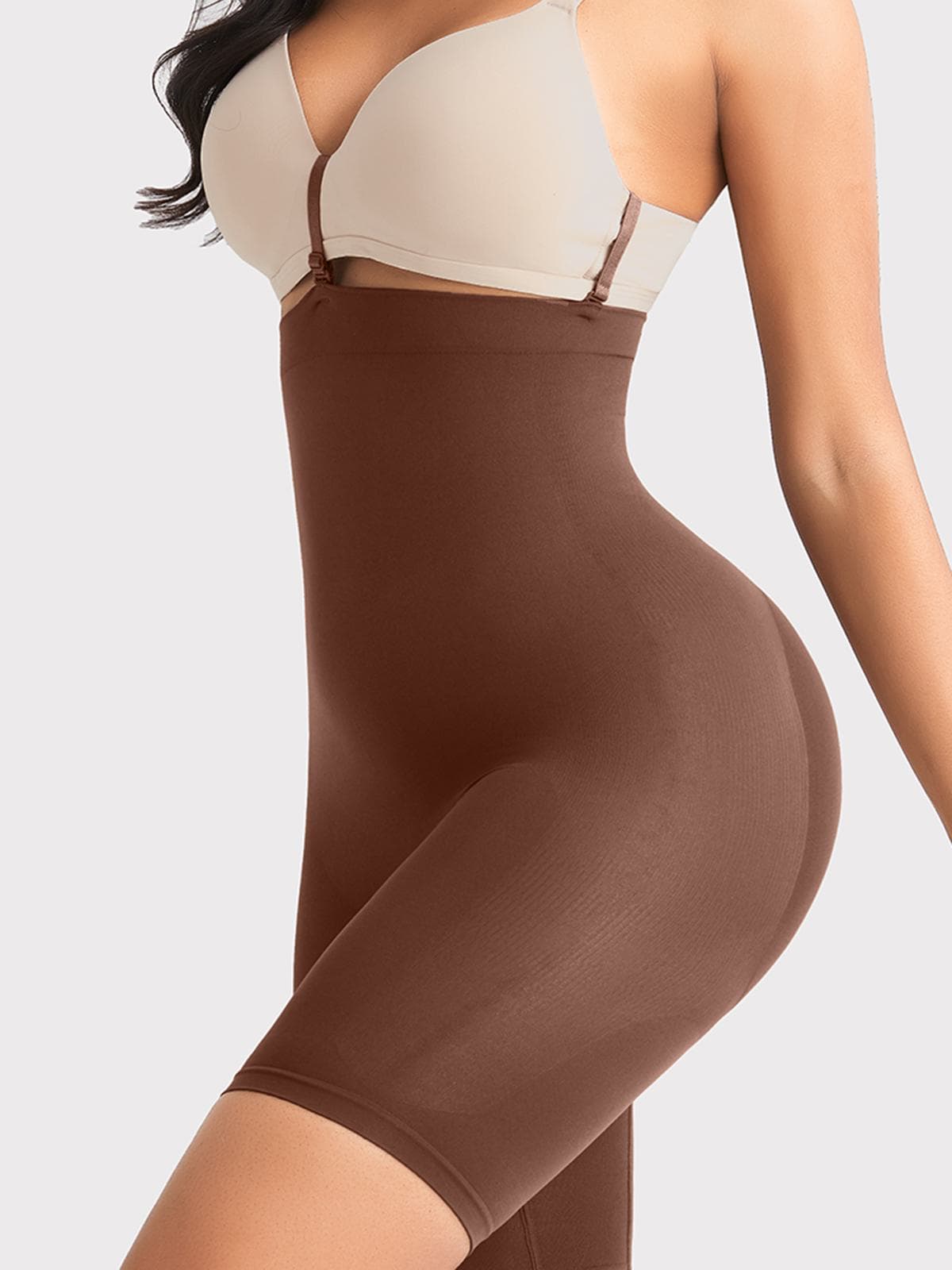 Shapewear Tummy Control High Waisted Mid-Thigh Butt-Lifting Shorts