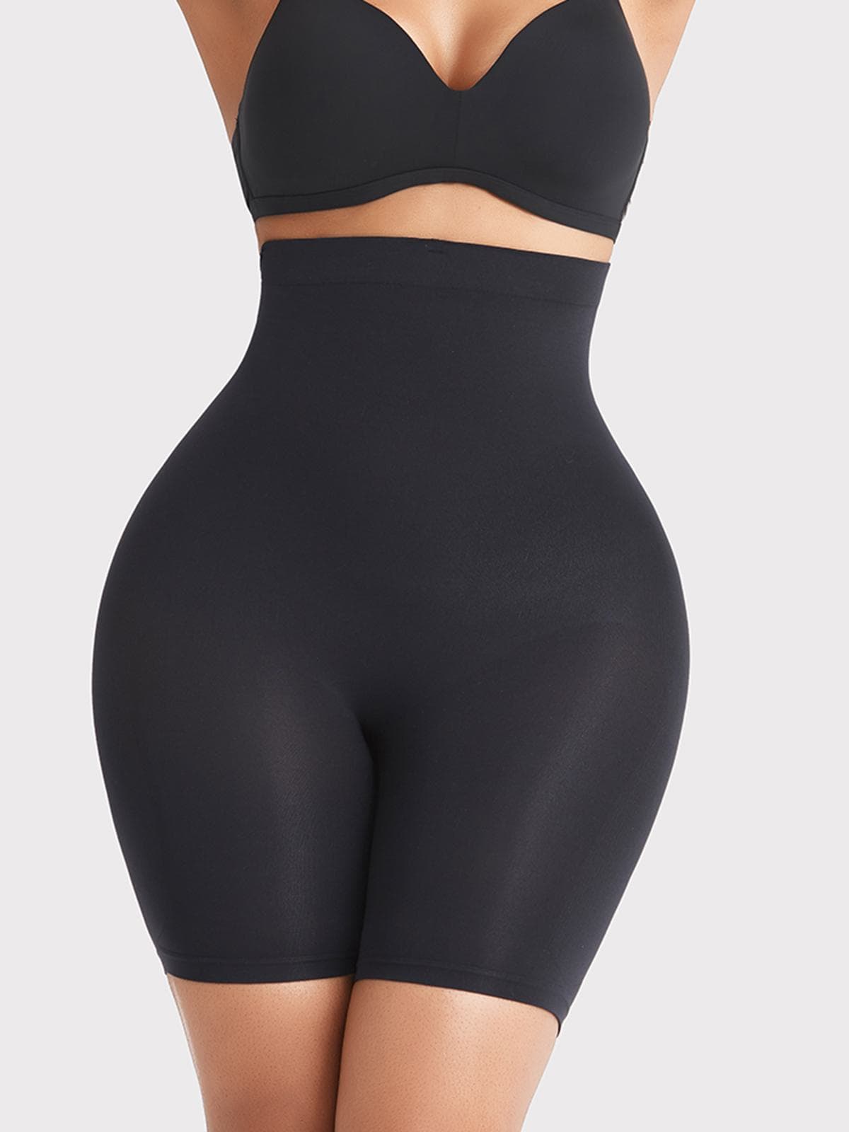 Shapewear Tummy Control High Waisted Mid-Thigh Butt-Lifting Shorts