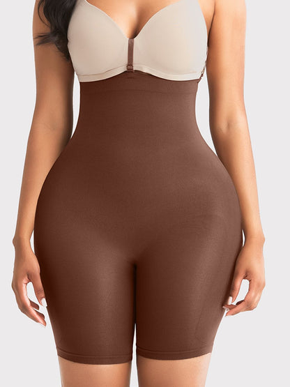 Shapewear Tummy Control High Waisted Mid-Thigh Butt-Lifting Shorts
