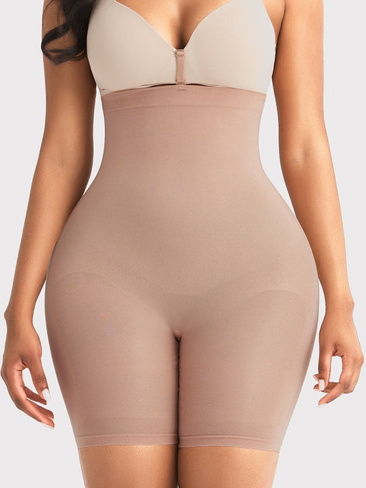 Shapewear Tummy Control High Waisted Mid-Thigh Butt-Lifting Shorts