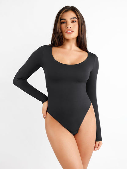 Shapewear Seamless Scoop Neck Sculpting Bodysuit
