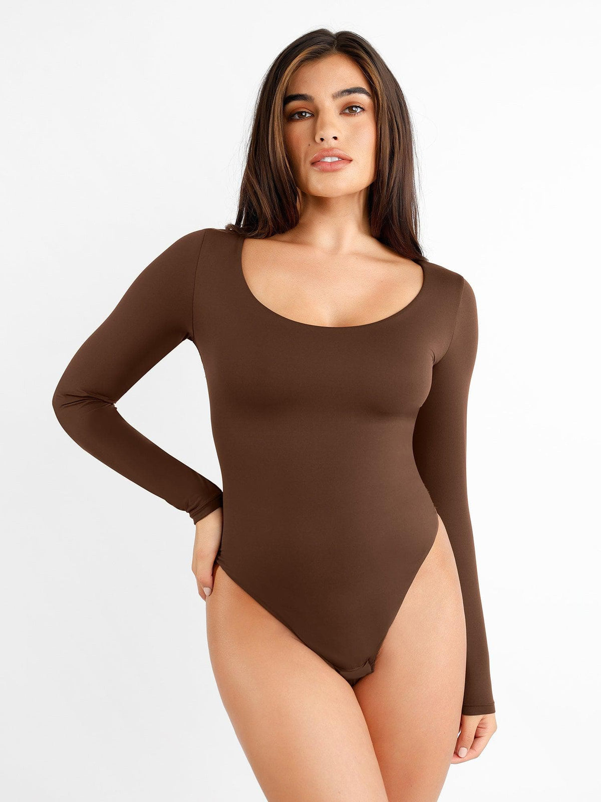Shapewear Seamless Scoop Neck Sculpting Bodysuit
