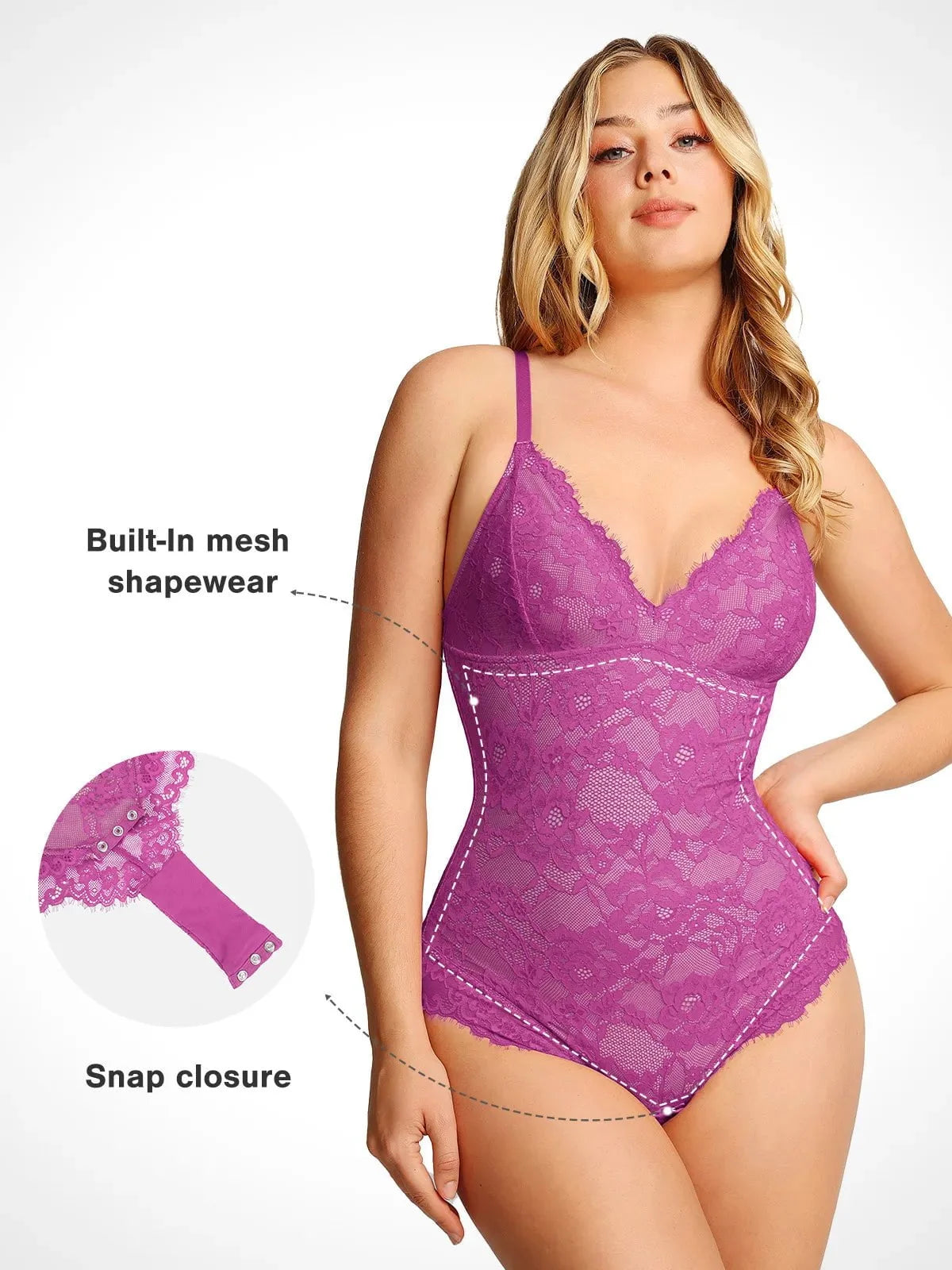 Sexy Lace Bodysuit Shapewear