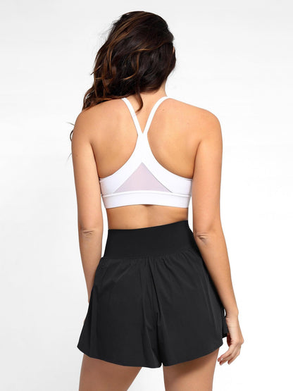 Shapewear Double Layered Pet Hair Resistant Workout Shorts