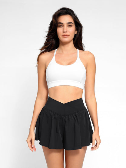 Shapewear Double Layered Pet Hair Resistant Workout Shorts