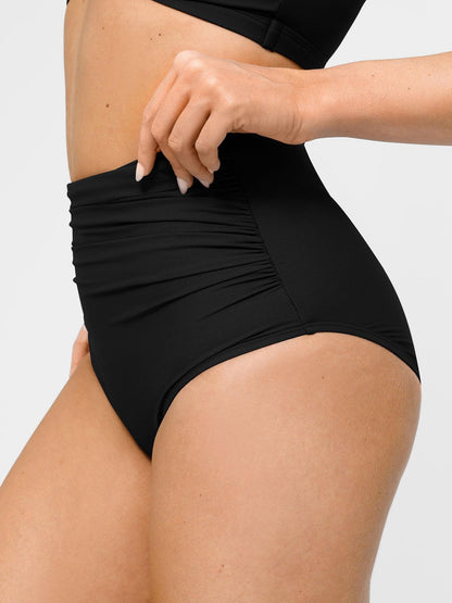 Shapewear High-Waist Ruched Sculpting Bikini Bottom
