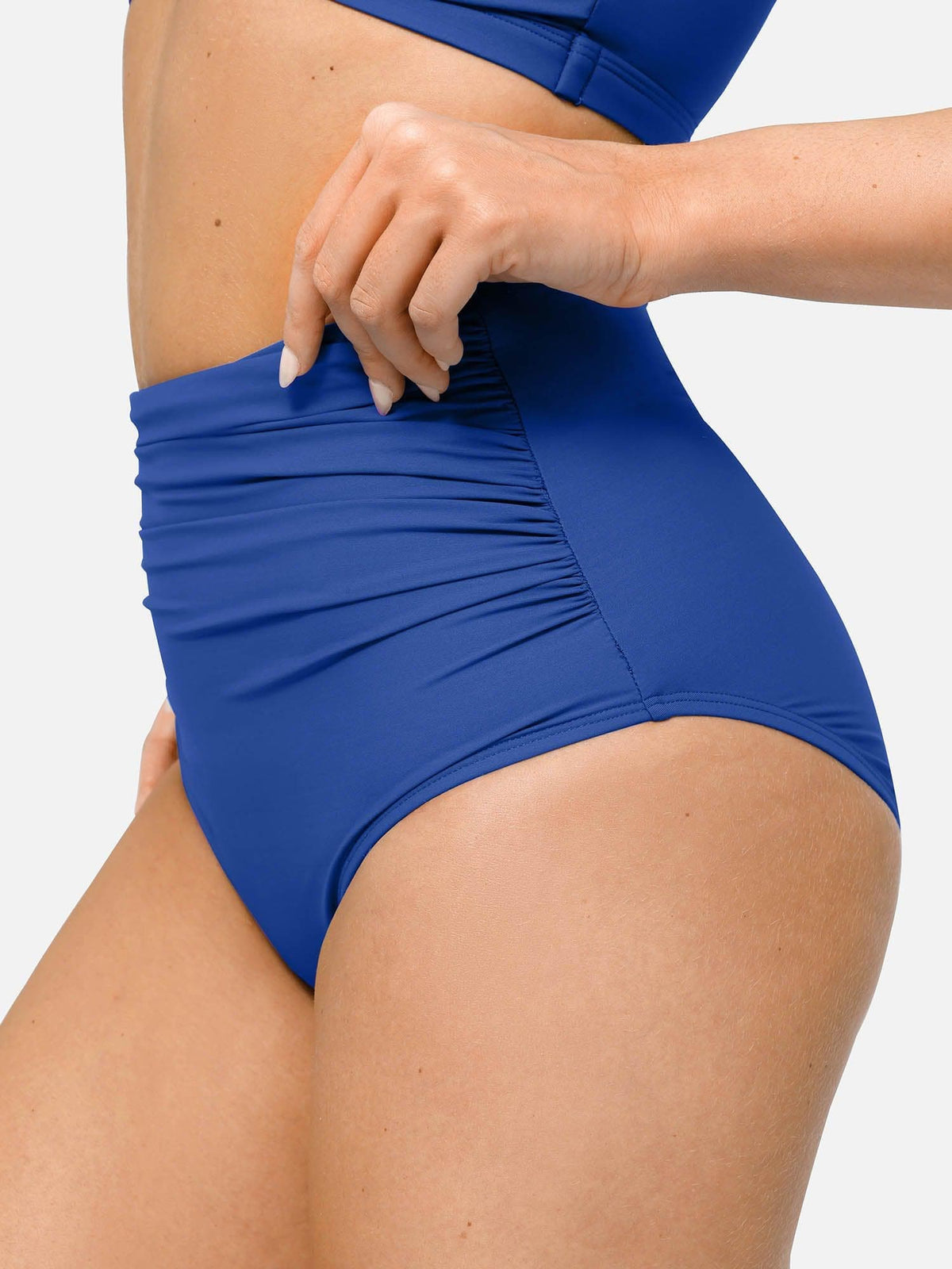 Shapewear High-Waist Ruched Sculpting Bikini Bottom